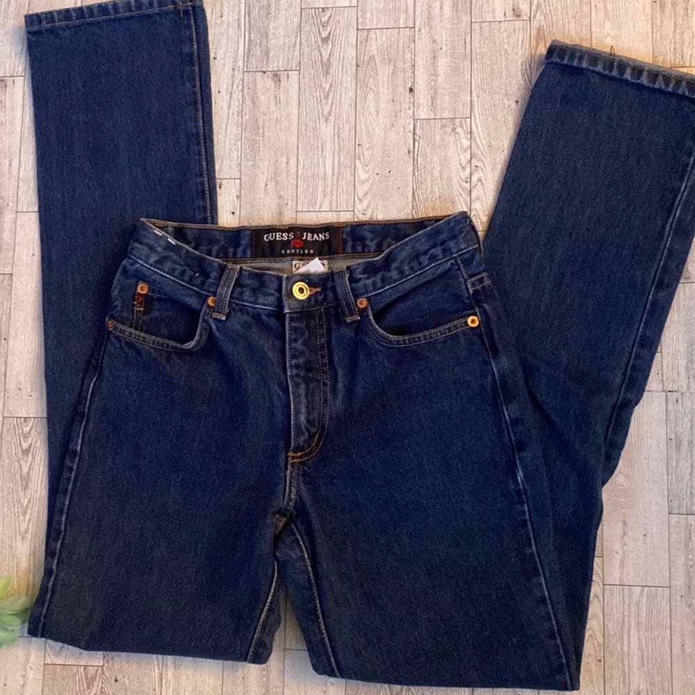Vintage Guess High Waist wedgie fit Jeans Long Inseam